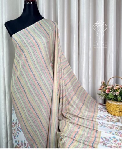 Pure Pashmina Kashmiri Strip Shawl