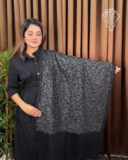 Pashmina Fabric Kashmiri (Black)